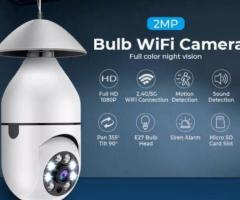 BULB CCTV CAMERA WIFI PANORAMIC 360° SMART LED SENSOR LIGHT